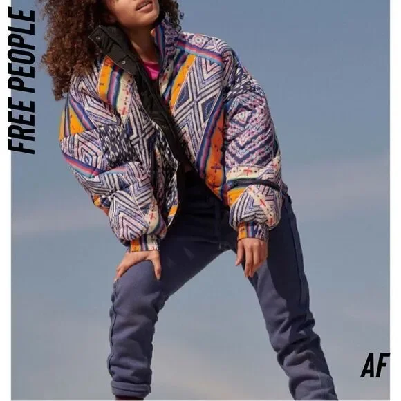 FREE PEOPLE POWERHOUSE PUFFER SKI JACKET NWT - Picture 14 of 15